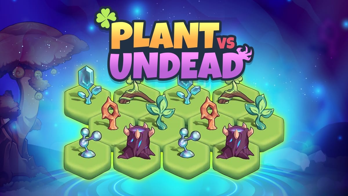 Planting and battling zombies in Plant vs. Zombies NFT Edition