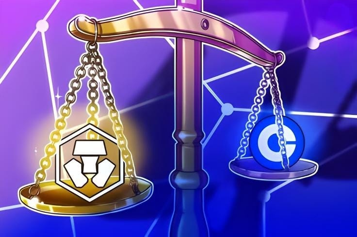 Crypto.com Vượt Coinbase Về Khối Lượng Giao Dịch Khi Nhu Cầu Từ Các Tổ Chức Tăng Cao