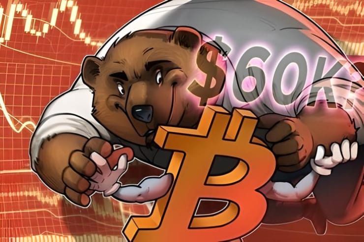 Trader Bitcoin Nhắm Mục Tiêu $60K Tiếp Theo Khi Gấu Ép Giá BTC Từ Chối Mới