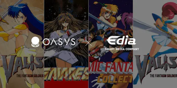 Oasys Partners with Edia to Bring 139 Retro Game IPs to Web3